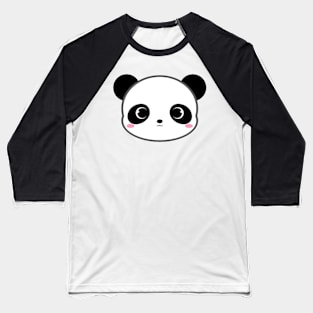 cute black and white panda Baseball T-Shirt